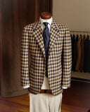 WIAOFELLAS -  Plaid Suits For Men Single Breasted Notch Lapel Wedding Tuxedo Blazer 2024 Formal Party jacket Pants Set Customized Size