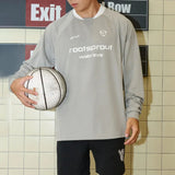 WIAOFELLAS  -  Mens Long Sleeve Top Splicing Sports Basketball T Shirts Summer Trend Running Fitness Slim Fit Mesh Quick-Dry Tops Mens Clothing