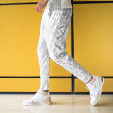 WIAOFELLAS  -  Foreign Trade Trendy Men's Performance Clothing Harun Pants Low Crotch Cross Pants Street Dance Performance Hanging Crotch