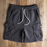 Wiaofellas  -  Men's Japanese Men's Summer Retro Sports Casual Trend Loose Five-point Pants