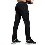 WIAOFELLAS  -  Spring and Summer Thin Men's Quick-drying Pants Stretchy Outdoor Sports Running, Mountain Climbing Cycling Slim Pants