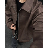 WIAOFELLAS  -  Spring Short Jacket Men Fashion Retro Tie Dye Jacket Men Streetwear Hip-hop Loose Bomber Jacket Mens Motorcycle Jackets Coat