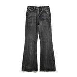 WIAOFELLAS  -  Washed Vintage Straight Wide Leg Denim Pants Men and Women High Street Baggy Casual Flare Jeans Pants  Y2K Oversized