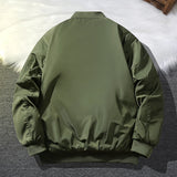 WIAOFELLAS  -  MA-1 Functional Bomber Jacket for Men 2025 Autumn Retro Oversized Baseball Suit Coat American Brand Clothing Men's Short Jacket
