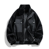 WIAOFELLAS  -  Spring Casual Jacket Men Multi Pocket Stand Collar Cargo Outwear Zipper Loose Full Sleeve Coat Male High Quality Jackets