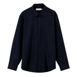 WIAOFELLAS  -  Large size men's long-sleeved shirt men's spring and summer Korean style high-end casual shirt design niche jacket