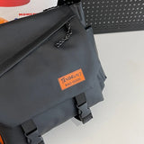 WIAOFELLAS  -  Retro messenger bag men's design simple shoulder bag fashion messenger bag students' class bag