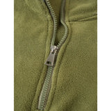 WIAOFELLAS  -  Personalized Autumn and Winter Casual Stand Collar Zipper Pullover Men's Long-sleeved Solid Color Zipper Splicing Pullover