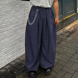 Wiaofellas  -  Men Striped Pants Loose Elastic Waist Joggers Casual Trousers Men Streetwear Baggy Fashion Leisure Male Long Pants