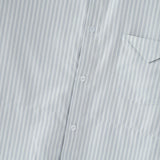 Wiaofellas  -  Men Striped Shirt Lapel Long Sleeve Loose Casual Men Clothing Streetwear Korean Style Fashion Tops Male Shirts