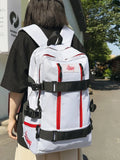 WIAOFELLAS  -  Backpack Men's Multifunctional Short-distance Travel Bag Schoolbag Simple Student Class Bag Large Capacity Mountaineering Bag