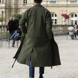 WIAOFELLAS  -  Autumn Winter Jacket Korean Fashion Coat Casual Korean Style Outerwear Solid Color Pattern Suitable For Vacation