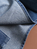 WIAOFELLAS  -  Classic Denim Cardigan Jacket Monk Robe Spring Men's Washed Taoist Robe V-neck Cardigan Coat Unisex Vintage Button Blue Tops