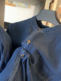 WIAOFELLAS  -  Summer Lightweight Breathable Lyocell Cotton Denim Shirts Men Women Loose Casual Short Sleeve Vintage Shirts Cityboy Blouses