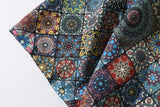 WIAOFELLAS  -  Men's retro Bright Kaleidoscope summer print Hawaiian shirt short sleeve Cuban collar