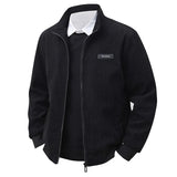 Wiaofellas  -  Business Man's Workwear Jackets Autumn Winter Multi functional Corduroy Shirts Jacket Long Sleeve Turn Down Collar Work Coat Man