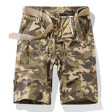 Wiaofellas  -  Summer Mens New Casual Shorts Streetwear Vintage Camouflage Print Short Pant For Men Fashion Patchwork Pockets Shorts Male
