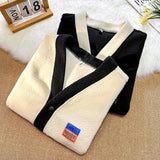 Wiaofellas  -  Oversize Plush Vest Men Patchwork Warm Waistcoat Sleeveless Jacket Coat Autumn Winter Vintage Loose Tank Tops For Fat Man 150KG