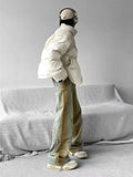 WIAOFELLAS  -  New High Street Vintage Baggy Jeans Washed and Old Y2K Men and Women Sagging Streetwear Hip-hop Straight Jeans Long Pants Korean
