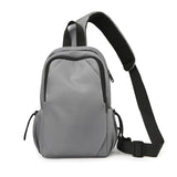 WIAOFELLAS  -  Fashionable And Cool Men's Crossbody Bag Lightweight Senior Waterproof Fabric Small Chest Bag Casual   Simplicity Shoulder Bag
