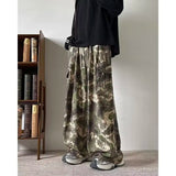 WIAOFELLAS  -  American Retro Camouflage Workwear For Mountain Climbing Men's Sweatpants Pants Wide Pants Mens Designe Tracksuits Tracksuit