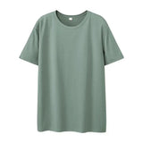 WIAOFELLAS  -  Short-sleeved T-shirt Men's 210G Cool-sensing Base T-shirt Summer New Half-sleeved Round Neck Shirt