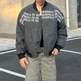 WIAOFELLAS  -  Mens Fashion Casual Pu Leather Jacket Spring And Autumn Style American High Street Trend Baseball Jacket Loose Short Coat Men
