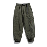 Wiaofellas  -   men's spring new Japanese high-quality white background high-quality cargo casual pants