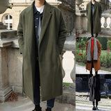 WIAOFELLAS  -  Autumn Winter Jacket Korean Fashion Coat Casual Korean Style Outerwear Solid Color Pattern Suitable For Vacation