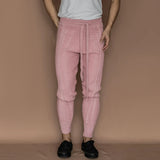 Wiaofellas  -  Mens Slim-Fitting Twists Pattern Casual Knitted Pants Autumn Winter Genderless Fashion Trend Knitted Ribbed Cuff Trousers Unisex