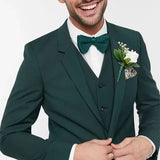 Wiaofellas  -  Man Suits  For Wedding Groom Tuxedos Slim Fit 3 Pcs Fashion Blazer Groom Tuxedo (Jacket + Vest + Pants)