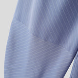 Wiaofellas  -  Men Striped Pants Button Loose Joggers Casual Wide Leg Trousers Men Streetwear Baggy Fashion Leisure Long Pants Men