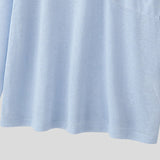 WIAOFELLAS  -  Men T Shirt Solid V Neck Long Sleeve Pockets Men Clothing Streetwear Loose Fashion Casual Male Tee Tops Translucent