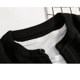WIAOFELLAS  -  Foreign Trade Korean Spring and Autumn Wear Men's Casual Cardigan Sweater Japanese Series