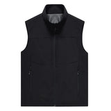 WIAOFELLAS  -  Men's Clothing Large Size Cargo Vest Multi-pocket Tactical Vests Fishing Sports Jackets Sleeveless Cardigan Zippers Quick-drying