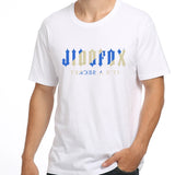 WIAOFELLAS  -  Summer Mens T-Shirts Brand Mens Casual Stretch Loose Cotton Short Sleeve T-shirt Print Couple Street Sport T-Shirt