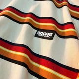 WIAOFELLAS  -  Men T Shirts Street Retro Striped Short-sleeved T-shirt Women Cotton Summer Loose Ovesize Round Neck Daily Tops Tees