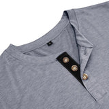 WIAOFELLAS  -  Fashion T-Shirts Men Autumn Slim Fit Long Sleeve Henley Shirt Man Streetwear Casual Solid Color T-Shirt