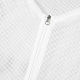 WIAOFELLAS  -  Men Shirt Mesh Transparent Long Sleeve Zipper Korean Oversize Men Clothing Streetwear Fashion Tops Male Cardigan