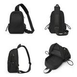 WIAOFELLAS  -  Fashionable And Cool Men's Crossbody Bag Lightweight Senior Waterproof Fabric Small Chest Bag Casual   Simplicity Shoulder Bag