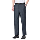 Wiaofellas  -  High Quality Business Men's Suit Pants Classic Summer Spring Pants High Waist Autumn Trousers Smart Casual Formal Dress Pants