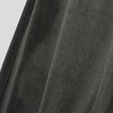 WIAOFELLAS  -  Men Pants Solid Drawstring Joggers Casual Trousers Men Velour Loose Shiny Streetwear Korean Style Fashion Long Pants