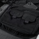 WIAOFELLAS  -  Spring Autumn Men's Fake Two piece Long Sleeve Shirt Coat Mountain Functional Jacket Multi Pocket Vest Splicing Workwear Coats