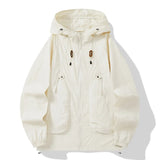 WIAOFELLAS  -  Summer Men's Outdoor Hooded Sun Protect Jackets Man Windbreaker Skin Coats Waterproof Jacket Fishing Rain Couple Camping Outwear
