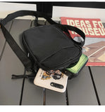 WIAOFELLAS  -  Crossbody bag men's lightweight simple shoulder bag fashion mobile phone bag sports purse multifunctional neck bag