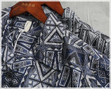 WIAOFELLAS  -  High street fashion shirt Men's Hawaiian short sleeve couple dress men's summer top Beach Cuban collar shirt