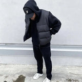 WIAOFELLAS  -  new winter men's vest trendy casual and handsome versatile jacket warm cotton vest