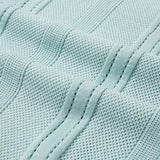 WIAOFELLAS  -  Summer Men's Knit Lapel Striped Polo Shirt Solid Short Sleeve Fashion Light Luxury Popular Clothing Retro Knitwear Tops M-3XL