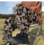 WIAOFELLAS  -  American Pants Men Korean Style Loose Feet Casual Pants Nine-point High Street Fashion Trousers