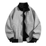 WIAOFELLAS  -  Spring Autumn Loose Jacket Men Patchwork Youthful Vitality Casual Outwear Coat Male Streetwear Jackets Stand Collar Fashion Coat